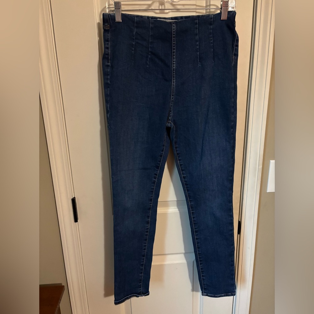 Free People Women’s Blue Jean Skinny Y2K Jeggings Waist 30